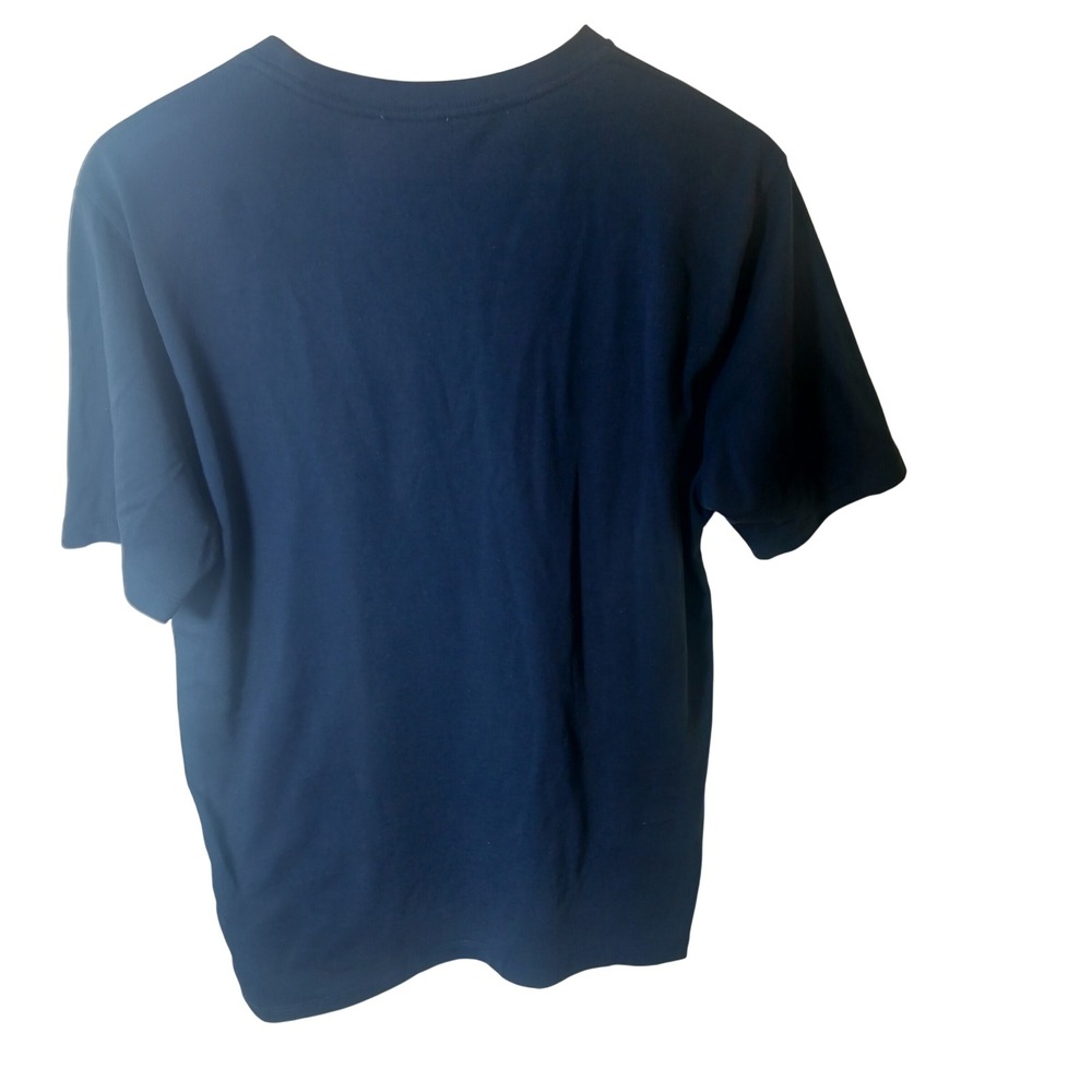 Reiss Mens Navy Blue Crewneck Short Sleeve T-Shirt Size M Dawson OE